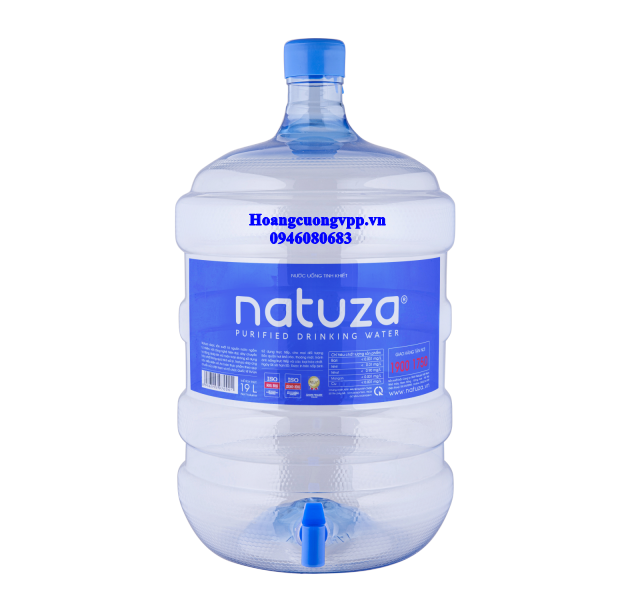 Bình nước tinh khiết Natuza ECO 19L có vòi